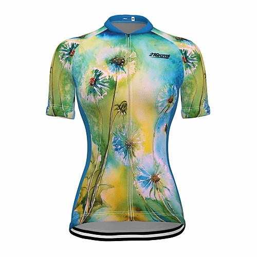 21Grams Women's Short Sleeve Cycling Jersey Summer Spandex Polyester Yellow Floral Botanical Bike Jersey Top Mountain Bike MTB Road Bike Cycling Quick Dry Moisture Wicking Breathable Sports Clothing
21Grams Women's Short Sleeve Cycling Jersey Summer Spandex Polyester Yellow Floral Botanical Bike Jersey Top Mountain Bike MTB Road Bike Cycling Quick Dry Moisture Wicking Breathable Sports Clothing