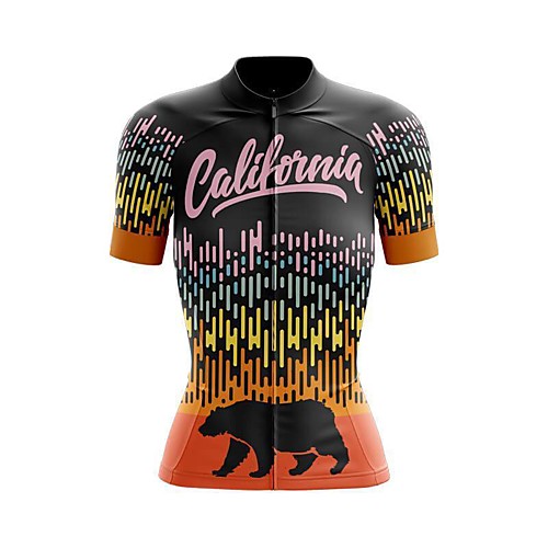 21Grams Women's Short Sleeve Cycling Jersey Summer Spandex Black / Orange Bear Bike Top Mountain Bike MTB Road Bike Cycling Sports Clothing Apparel / Stretchy / Athleisure
21Grams Women's Short Sleeve Cycling Jersey Summer Spandex Black / Orange Bear Bike Top Mountain Bike MTB Road Bike Cycling Sports Clothing Apparel / Stretchy / Athleisure