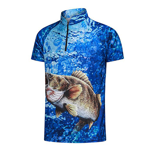 CAWANFLY Men's Fishing Shirt Outdoor Quick Dry Waterproof Zipper Lightweight Breathable Sweat wicking Top Summer Athleisure Fishing Camping & Hiking Blue Sky Blue / Micro-elastic / Stain Resistant
CAWANFLY Men's Fishing Shirt Outdoor Quick Dry Waterproof Zipper Lightweight Breathable Sweat wicking Top Summer Athleisure Fishing Camping & Hiking Blue Sky Blue / Micro-elastic / Stain Resistant