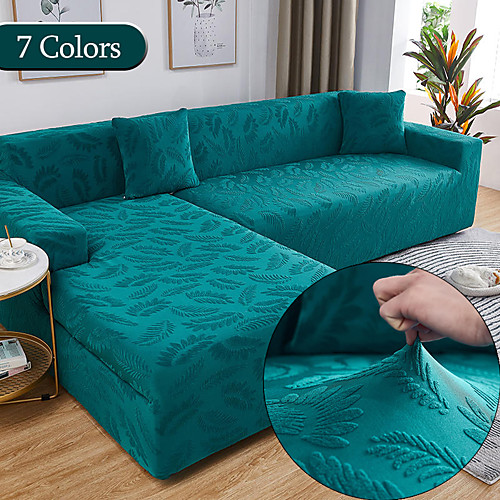 Jacquard Stretch Sofa Covers for Living Room Elastic Sofa Slipcover Sectional Couch Cover Furniture Protector L Shape Need 2pc Dust-Proof Non-Slip Fit for 1-4 Cushion Couch and L Shape Sofa
Jacquard Stretch Sofa Covers for Living Room Elastic Sofa Slipcover Sectional Couch Cover Furniture Protector L Shape Need 2pc Dust-Proof Non-Slip Fit for 1-4 Cushion Couch and L Shape Sofa