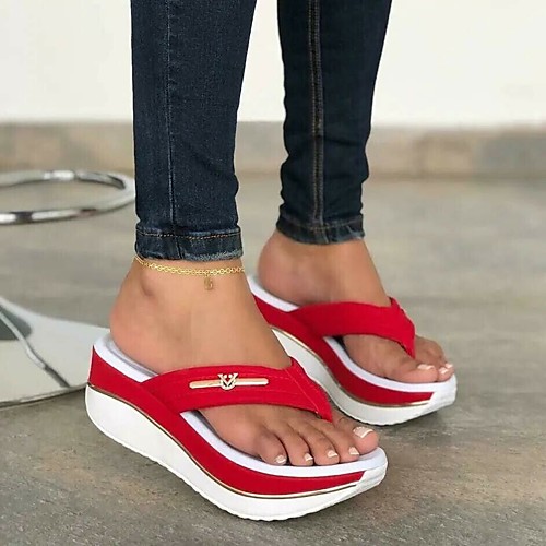 Women's Sandals Platform Sandals Wedge Heel Pointed Toe PU Rivet Solid Colored White Light Red Blue
Women's Sandals Platform Sandals Wedge Heel Pointed Toe PU Rivet Solid Colored White Light Red Blue