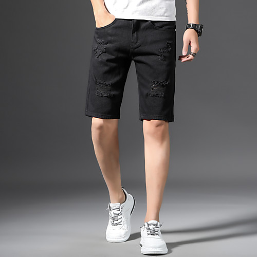 Men's Ripped Athleisure Breathable Outdoor Casual Daily Jeans Shorts Pants Patchwork Knee Length Print White Black
Men's Ripped Athleisure Breathable Outdoor Casual Daily Jeans Shorts Pants Patchwork Knee Length Print White Black