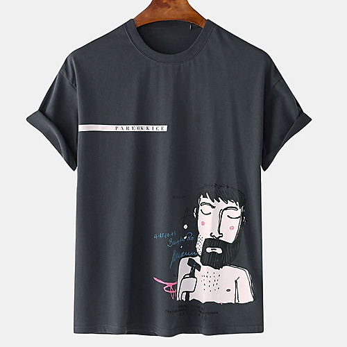 Men's Unisex Tee T shirt Hot Stamping Cartoon Graphic Prints Plus Size Print Short Sleeve Casual Tops Cotton Basic Designer Big and Tall White Black
Men's Unisex Tee T shirt Hot Stamping Cartoon Graphic Prints Plus Size Print Short Sleeve Casual Tops Cotton Basic Designer Big and Tall White Black