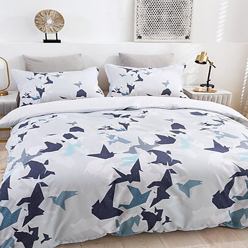 3-Piece Duvet Cover Set Hotel Bedding Sets Comforter Cover with Soft Lightweight Microfiber Include 1 Duvet Cover 2 Pillowcases for Double/Queen/King(1 Pillowcase for Twin/Single)
3-Piece Duvet Cover Set Hotel Bedding Sets Comforter Cover with Soft Lightweight Microfiber Include 1 Duvet Cover 2 Pillowcases for Double/Queen/King(1 Pillowcase for Twin/Single)