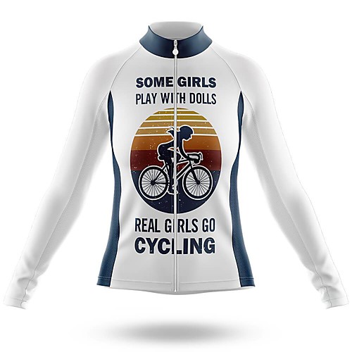 21Grams Women's Long Sleeve Cycling Jersey Spandex White Bike Top Mountain Bike MTB Road Bike Cycling Quick Dry Moisture Wicking Sports Clothing Apparel / Stretchy / Athleisure
21Grams Women's Long Sleeve Cycling Jersey Spandex White Bike Top Mountain Bike MTB Road Bike Cycling Quick Dry Moisture Wicking Sports Clothing Apparel / Stretchy / Athleisure