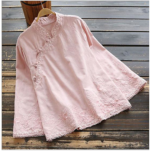 Women's Plus Size Tops Blouse Shirt Pattern Long Sleeve V Neck Yellow Blushing Pink White Big Size L XL 2XL 3XL 4XL
Women's Plus Size Tops Blouse Shirt Pattern Long Sleeve V Neck Yellow Blushing Pink White Big Size L XL 2XL 3XL 4XL
