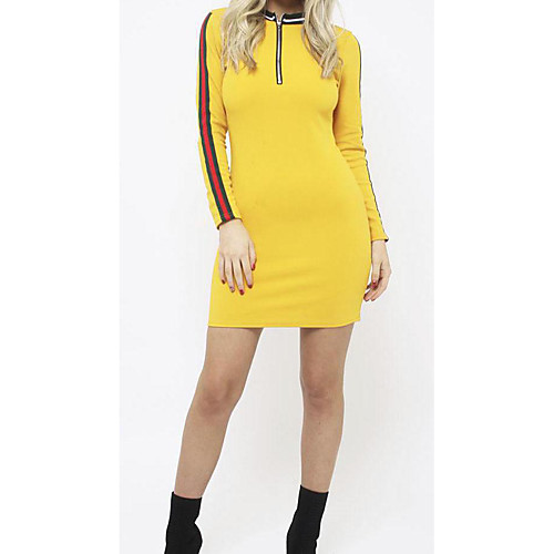 Women's Shift Dress Short Mini Dress Yellow Black Red Long Sleeve Solid Color Spring Summer Casual 2021 S M L XL / Cotton / Cotton
Women's Shift Dress Short Mini Dress Yellow Black Red Long Sleeve Solid Color Spring Summer Casual 2021 S M L XL / Cotton / Cotton