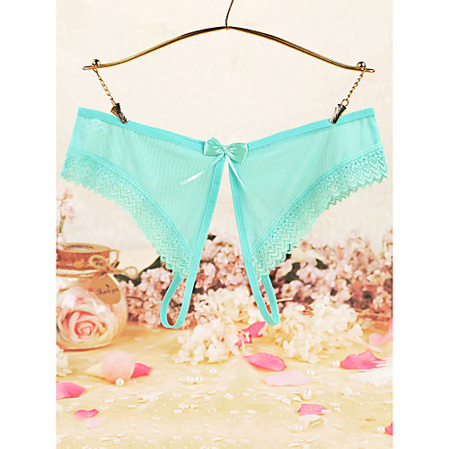 Women's Lace / Hole G-strings & Thongs Panties Micro-elastic Low Waist 1 PC Blue One-Size
Women's Lace / Hole G-strings & Thongs Panties Micro-elastic Low Waist 1 PC Blue One-Size