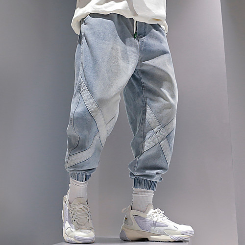 Men's Stylish Sporty Casual / Sporty Streetwear Comfort Daily Sports Jogger Pants Jeans Trousers Pants Patchwork Full Length Drawstring Elastic Drawstring Design Deep Blue Smoky gray Blue Black Grey
Men's Stylish Sporty Casual / Sporty Streetwear Comfort Daily Sports Jogger Pants Jeans Trousers Pants Patchwork Full Length Drawstring Elastic Drawstring Design Deep Blue Smoky gray Blue Black Grey