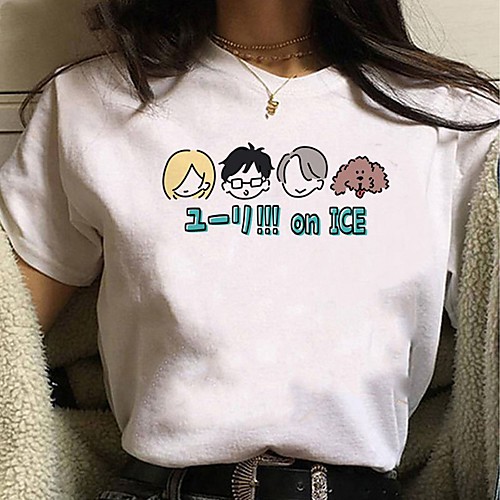Inspired by Yuri on Ice Cosplay Anime Cartoon Polyester / Cotton Blend Print Harajuku Graphic Kawaii T-shirt For Women's / Men's
Inspired by Yuri on Ice Cosplay Anime Cartoon Polyester / Cotton Blend Print Harajuku Graphic Kawaii T-shirt For Women's / Men's