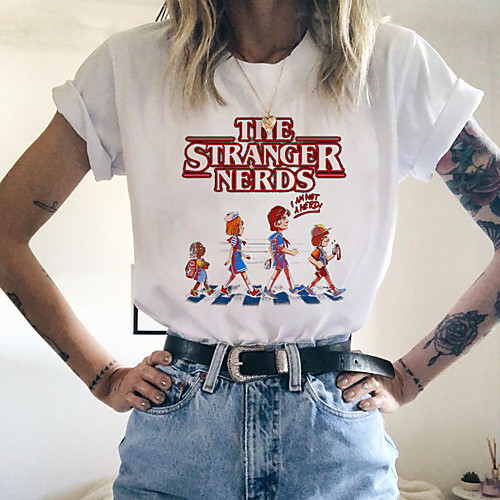 Inspired by Stranger Things Cosplay Anime Cartoon Polyester / Cotton Blend Print Harajuku Graphic Kawaii T-shirt For Women's / Men's
Inspired by Stranger Things Cosplay Anime Cartoon Polyester / Cotton Blend Print Harajuku Graphic Kawaii T-shirt For Women's / Men's