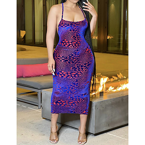 Women's Strap Dress Midi Dress Fabric: Milk silk Maximum code weight: 0.16KG Polyester 95% Spandex 5% Purple Sleeveless Pattern Summer Casual 2021 S M L
Women's Strap Dress Midi Dress Fabric: Milk silk Maximum code weight: 0.16KG Polyester 95% Spandex 5% Purple Sleeveless Pattern Summer Casual 2021 S M L