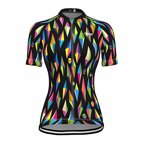 21Grams Women's Short Sleeve Cycling Jersey Summer Spandex Black Skull Bike Top Mountain Bike MTB Road Bike Cycling Sports Clothing Apparel / Stretchy / Athleisure
21Grams Women's Short Sleeve Cycling Jersey Summer Spandex Black Skull Bike Top Mountain Bike MTB Road Bike Cycling Sports Clothing Apparel / Stretchy / Athleisure