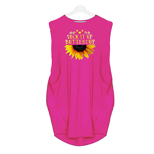 Women's T Shirt Dress Tee Dress Knee Length Dress Blue Yellow Fuchsia Gray Green White Black Sleeveless Floral Letter Summer Round Neck Casual Oversized 2021 S M L XL XXL 3XL 4XL 5XL
Women's T Shirt Dress Tee Dress Knee Length Dress Blue Yellow Fuchsia Gray Green White Black Sleeveless Floral Letter Summer Round Neck Casual Oversized 2021 S M L XL XXL 3XL 4XL 5XL