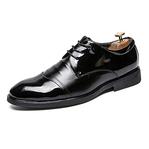 Men's Oxfords Formal Shoes Dress Shoes Derby Shoes Business Wedding Party & Evening PU Non-slipping Wear Proof Black Fall Spring
Men's Oxfords Formal Shoes Dress Shoes Derby Shoes Business Wedding Party & Evening PU Non-slipping Wear Proof Black Fall Spring