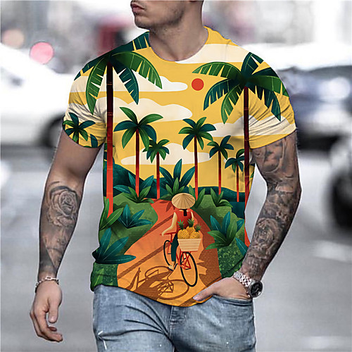 Men's Tee T shirt Shirt 3D Print Graphic Prints Daisy Road Print Short Sleeve Daily Tops Casual Designer Big and Tall Yellow
Men's Tee T shirt Shirt 3D Print Graphic Prints Daisy Road Print Short Sleeve Daily Tops Casual Designer Big and Tall Yellow