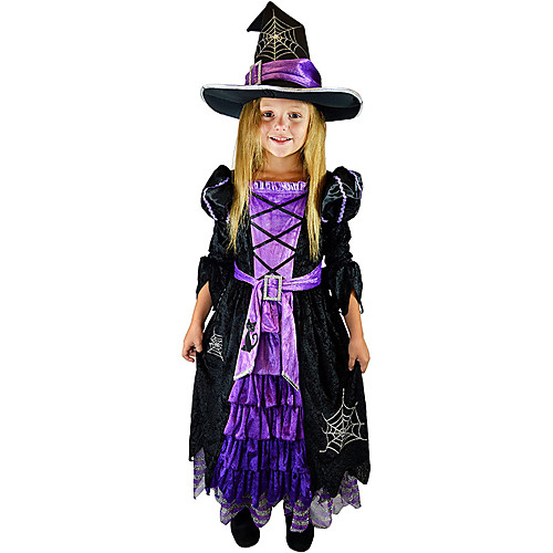 Witch Dress Hat Kid's Girls' Halloween Halloween Halloween Children's Day Festival / Holiday Polyester Black Easy Carnival Costumes Solid Color
Witch Dress Hat Kid's Girls' Halloween Halloween Halloween Children's Day Festival / Holiday Polyester Black Easy Carnival Costumes Solid Color