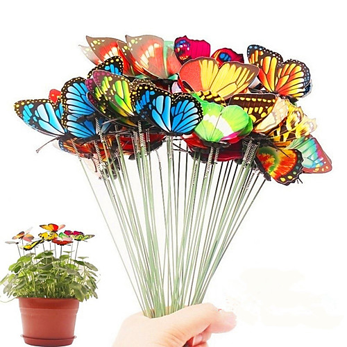 100PCS Bunch of Butterflies Garden Yard Planter Colorful Whimsical Butterfly Stakes Decoracion Outdoor Decor Flower Pots Decoration
100PCS Bunch of Butterflies Garden Yard Planter Colorful Whimsical Butterfly Stakes Decoracion Outdoor Decor Flower Pots Decoration