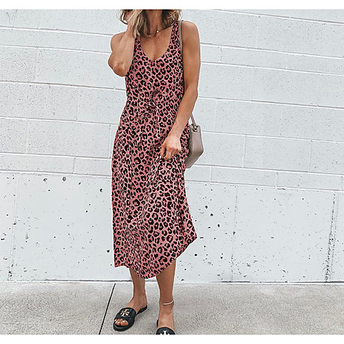 Women's Shift Dress Midi Dress Gray Red Beige Sleeveless Print Summer V Neck Casual 2021 S M L XL
Women's Shift Dress Midi Dress Gray Red Beige Sleeveless Print Summer V Neck Casual 2021 S M L XL