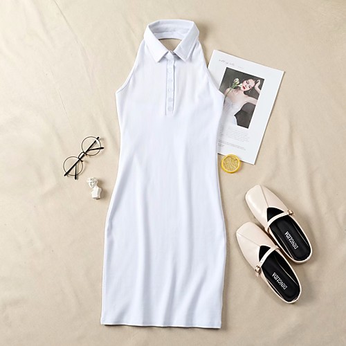 Women's Wrap Dress Short Mini Dress White Black Sleeveless Solid Color Spring Summer Sexy 2021 S M / Cotton / Cotton
Women's Wrap Dress Short Mini Dress White Black Sleeveless Solid Color Spring Summer Sexy 2021 S M / Cotton / Cotton