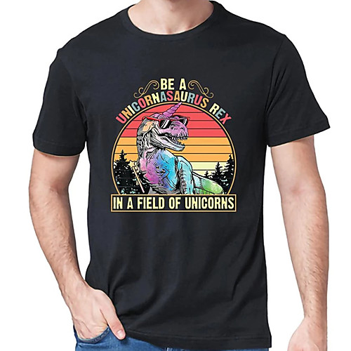Men's Unisex Tee T shirt Hot Stamping Graphic Prints Dinosaur Letter Plus Size Print Short Sleeve Casual Tops Cotton Basic Designer Big and Tall Black
Men's Unisex Tee T shirt Hot Stamping Graphic Prints Dinosaur Letter Plus Size Print Short Sleeve Casual Tops Cotton Basic Designer Big and Tall Black