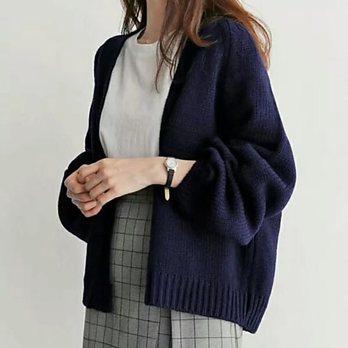 classic foreign trade korean chic lazy style sweater female loose student pure color simple short knit sweater cardigan women
classic foreign trade korean chic lazy style sweater female loose student pure color simple short knit sweater cardigan women
