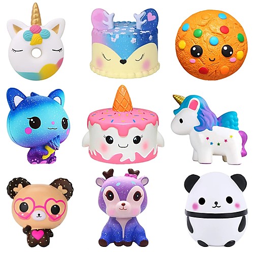 3 pcs Jumbo Squishy Kawaii Unicorn Horse Cake Deer Animal Panda Squishies Slow Rising Stress Relief Squeeze Toys for Kids
3 pcs Jumbo Squishy Kawaii Unicorn Horse Cake Deer Animal Panda Squishies Slow Rising Stress Relief Squeeze Toys for Kids