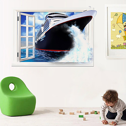 cross-border wholesale new wall stickers 3d creative false window sea ship living room bedroom children's room decoration stickers 5070CM
cross-border wholesale new wall stickers 3d creative false window sea ship living room bedroom children's room decoration stickers 5070CM