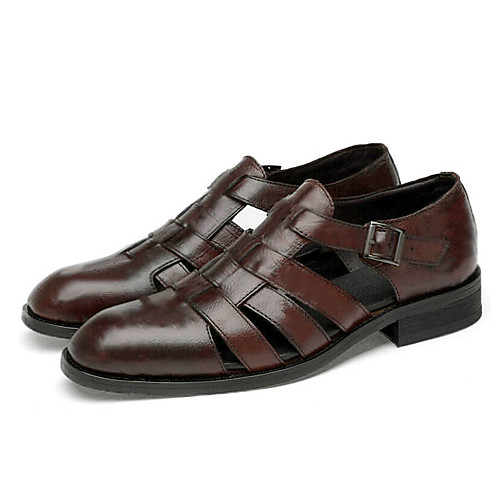 Men's Sandals Retro Fishermen sandals Vintage Daily Office & Career Walking Shoes Faux Leather Synthetics Breathable Dark Red Black Spring Summer
Men's Sandals Retro Fishermen sandals Vintage Daily Office & Career Walking Shoes Faux Leather Synthetics Breathable Dark Red Black Spring Summer