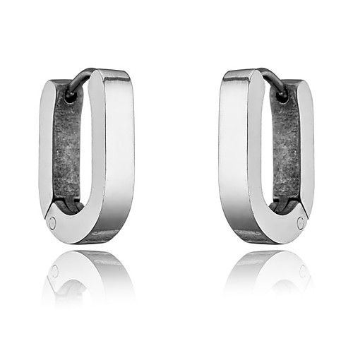 Men's Earrings Classic Holiday Birthday Stylish Simple Stainless Steel Earrings Jewelry Silver For Street Formal Date Festival 1pc
Men's Earrings Classic Holiday Birthday Stylish Simple Stainless Steel Earrings Jewelry Silver For Street Formal Date Festival 1pc