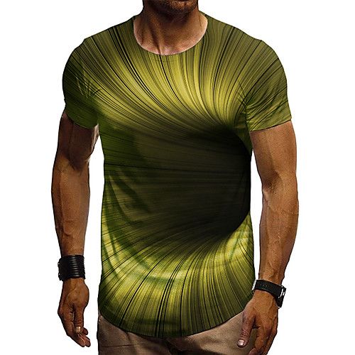 Men's Tee T shirt Shirt 3D Print Graphic Geometric Plus Size Short Sleeve Casual Tops Basic Designer Slim Fit Big and Tall Blue Yellow Black
Men's Tee T shirt Shirt 3D Print Graphic Geometric Plus Size Short Sleeve Casual Tops Basic Designer Slim Fit Big and Tall Blue Yellow Black