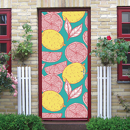 2pcs Self-adhesive Creative Pomelo Door Stickers For Living Room Diy Decorative Home Waterproof Wall Stickers
2pcs Self-adhesive Creative Pomelo Door Stickers For Living Room Diy Decorative Home Waterproof Wall Stickers
