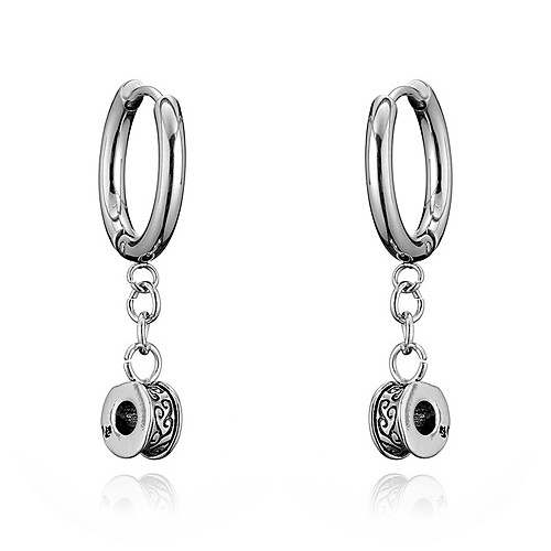 Men's Earrings Classic Holiday Birthday Stylish Simple Stainless Steel Earrings Jewelry Silver For Street Formal Date Festival 1pc
Men's Earrings Classic Holiday Birthday Stylish Simple Stainless Steel Earrings Jewelry Silver For Street Formal Date Festival 1pc