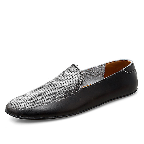 Men's Loafers & Slip-Ons Comfort Loafers Drive Shoes Casual Daily Leather Breathable Non-slipping Wear Proof Gray Black Brown Spring Summer / Hollow-out
Men's Loafers & Slip-Ons Comfort Loafers Drive Shoes Casual Daily Leather Breathable Non-slipping Wear Proof Gray Black Brown Spring Summer / Hollow-out