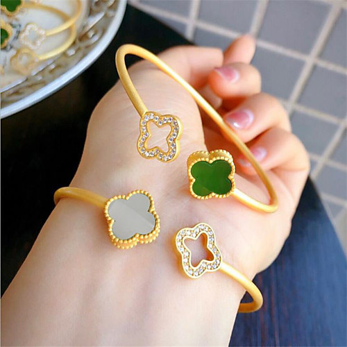 Women's Bracelet Bangles Cuff Bracelet Figaro Bracelet Classic Fashion Fashion Trendy Casual / Sporty Korean Cute Copper Bracelet Jewelry Green / White For Sport Gift Date Birthday Festival
Women's Bracelet Bangles Cuff Bracelet Figaro Bracelet Classic Fashion Fashion Trendy Casual / Sporty Korean Cute Copper Bracelet Jewelry Green / White For Sport Gift Date Birthday Festival