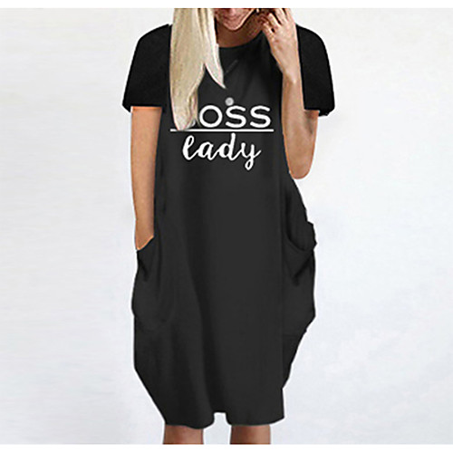 Women's T Shirt Dress Tee Dress Knee Length Dress Blue Yellow Fuchsia Gray Green White Black Short Sleeve Letter Spring Summer Round Neck Casual Oversized 2021 S M L XL XXL 3XL 4XL 5XL
Women's T Shirt Dress Tee Dress Knee Length Dress Blue Yellow Fuchsia Gray Green White Black Short Sleeve Letter Spring Summer Round Neck Casual Oversized 2021 S M L XL XXL 3XL 4XL 5XL