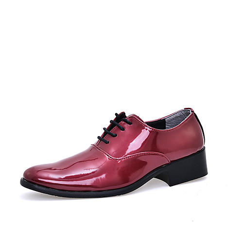 Men's Oxfords Dress Shoes Vintage Classic Wedding Party & Evening PU Non-slipping Height-increasing Red Blue Burgundy Fall Spring
Men's Oxfords Dress Shoes Vintage Classic Wedding Party & Evening PU Non-slipping Height-increasing Red Blue Burgundy Fall Spring