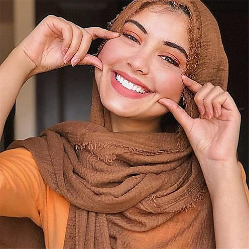 Arabian Adults Women's Cosplay Hijab / Khimar For Party Halloween Cotton Solid Colored Halloween Carnival Masquerade Scarf
Arabian Adults Women's Cosplay Hijab / Khimar For Party Halloween Cotton Solid Colored Halloween Carnival Masquerade Scarf