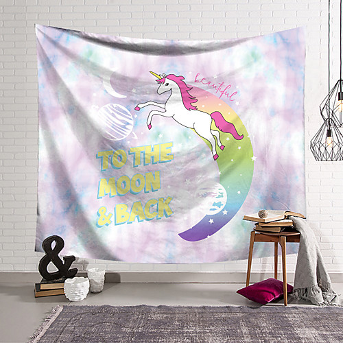 Unicorn Wall Tapestry Art Decor Blanket Curtain Hanging Home Bedroom Living Room Decoration Polyester
Unicorn Wall Tapestry Art Decor Blanket Curtain Hanging Home Bedroom Living Room Decoration Polyester