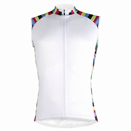 21Grams Women's Sleeveless Cycling Jersey Summer Spandex White Stripes Bike Top Mountain Bike MTB Road Bike Cycling Quick Dry Moisture Wicking Sports Clothing Apparel / Stretchy / Athleisure
21Grams Women's Sleeveless Cycling Jersey Summer Spandex White Stripes Bike Top Mountain Bike MTB Road Bike Cycling Quick Dry Moisture Wicking Sports Clothing Apparel / Stretchy / Athleisure