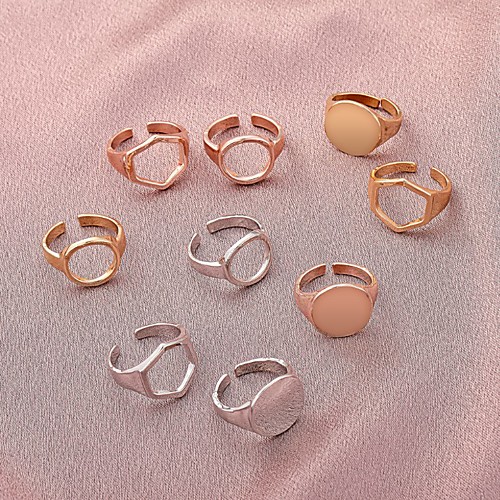 Open Cuff Ring Classic Rose Gold Silver Gold Alloy Stylish Simple European 3pcs One Size / Women's
Open Cuff Ring Classic Rose Gold Silver Gold Alloy Stylish Simple European 3pcs One Size / Women's
