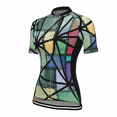 21Grams Women's Short Sleeve Cycling Jersey Summer Spandex Polyester Green 3D Bike Jersey Top Mountain Bike MTB Road Bike Cycling Quick Dry Moisture Wicking Breathable Sports Clothing Apparel
21Grams Women's Short Sleeve Cycling Jersey Summer Spandex Polyester Green 3D Bike Jersey Top Mountain Bike MTB Road Bike Cycling Quick Dry Moisture Wicking Breathable Sports Clothing Apparel