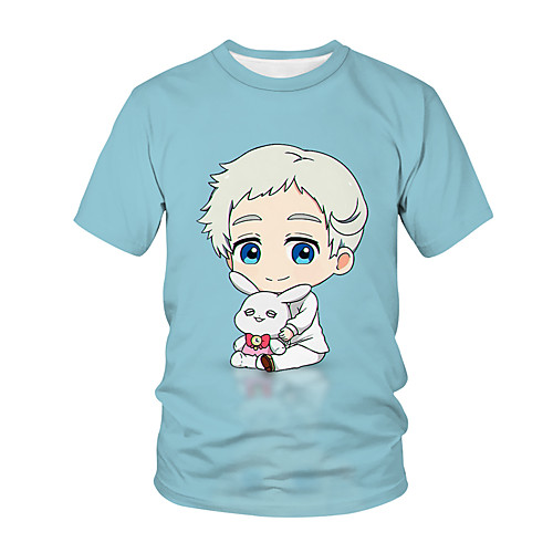 Inspired by The Promised Neverland Cosplay Anime Cartoon 100% Polyester 3D Harajuku Graphic Kawaii T-shirt For Women's / Men's
Inspired by The Promised Neverland Cosplay Anime Cartoon 100% Polyester 3D Harajuku Graphic Kawaii T-shirt For Women's / Men's