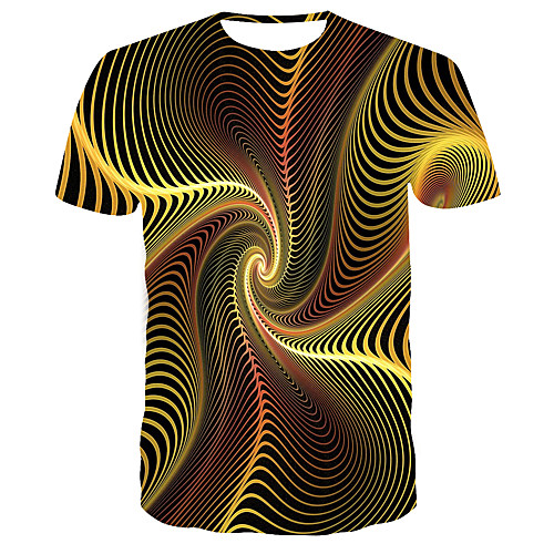 Men's T shirt Shirt Graphic Abstract 3D Print Short Sleeve Daily Tops Basic Designer Big and Tall Round Neck Yellow
Men's T shirt Shirt Graphic Abstract 3D Print Short Sleeve Daily Tops Basic Designer Big and Tall Round Neck Yellow