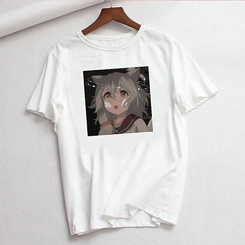 Inspired by Cosplay Cosplay Anime Cartoon Polyester / Cotton Blend Print Harajuku Graphic Kawaii T-shirt For Women's / Men's
Inspired by Cosplay Cosplay Anime Cartoon Polyester / Cotton Blend Print Harajuku Graphic Kawaii T-shirt For Women's / Men's