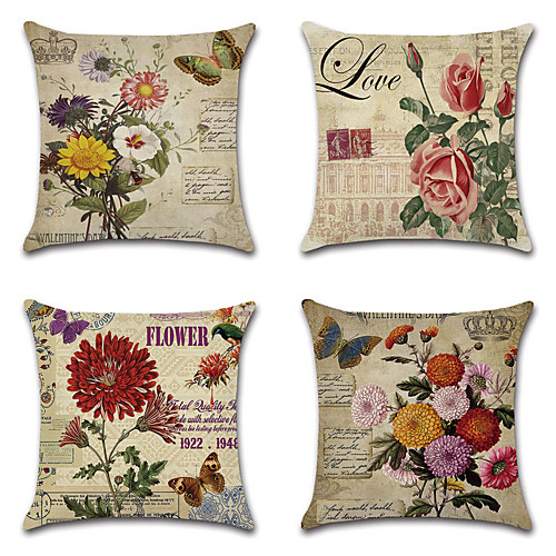 Floral Double Side Cushion Cover 4PC Soft Decorative Square Throw Pillow Cover Cushion Case Pillowcase for Bedroom Livingroom Superior Quality Machine Washable Outdoor Cushion for Sofa Couch Bed Chair Green Yellow
Floral Double Side Cushion Cover 4PC Soft Decorative Square Throw Pillow Cover Cushion Case Pillowcase for Bedroom Livingroom Superior Quality Machine Washable Outdoor Cushion for Sofa Couch Bed Chair Green Yellow