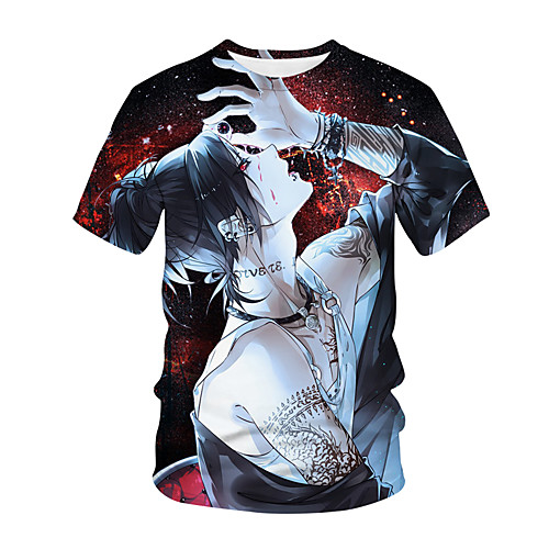 Inspired by Tokyo Ghoul Cosplay Anime Cartoon 100% Polyester 3D Harajuku Graphic Kawaii T-shirt For Women's / Men's
Inspired by Tokyo Ghoul Cosplay Anime Cartoon 100% Polyester 3D Harajuku Graphic Kawaii T-shirt For Women's / Men's