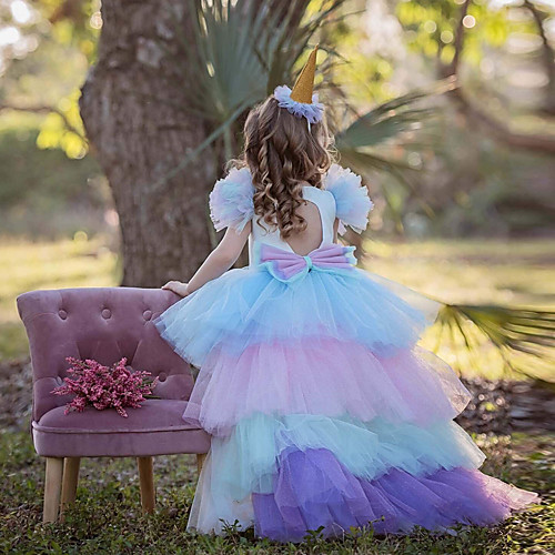 Princess Unicorn Cosplay Costume Masquerade Flower Girl Dress Girls' Movie Cosplay Vacation Christmas White Dress Christmas Halloween Children's Day Polyester / Cotton
Princess Unicorn Cosplay Costume Masquerade Flower Girl Dress Girls' Movie Cosplay Vacation Christmas White Dress Christmas Halloween Children's Day Polyester / Cotton