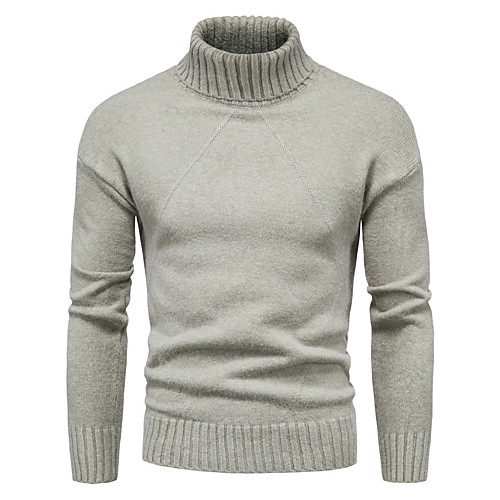 Men's Stripe Striped Sweater Long Sleeve Sweater Cardigans Turtleneck White Blue Black
Men's Stripe Striped Sweater Long Sleeve Sweater Cardigans Turtleneck White Blue Black