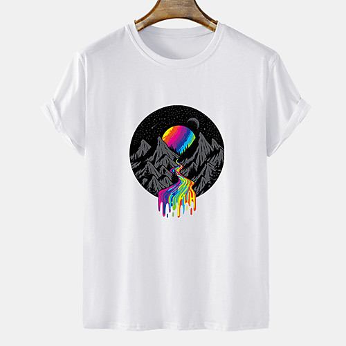 Men's Unisex Tee T shirt Hot Stamping Graphic Prints Mountain Plus Size Short Sleeve Casual Tops Cotton Basic Designer Big and Tall White Khaki Gray
Men's Unisex Tee T shirt Hot Stamping Graphic Prints Mountain Plus Size Short Sleeve Casual Tops Cotton Basic Designer Big and Tall White Khaki Gray